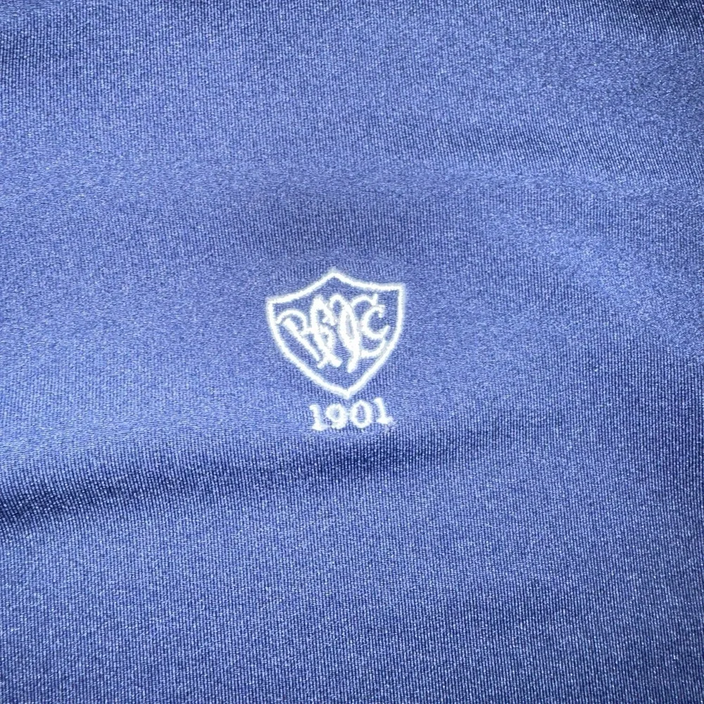 Men's Large Fairway & Greene Navy Blue Golf Polo Shirt‎ Short Sleeve Collared